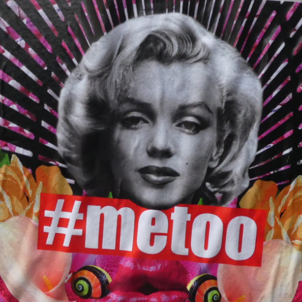 A poster shows an image of Marilyn Monroe