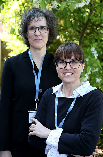Alexandra Segerberg and Simona Guerra, PRX editors