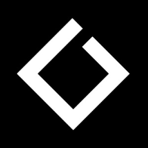 The Loop square device logo in white on black background
